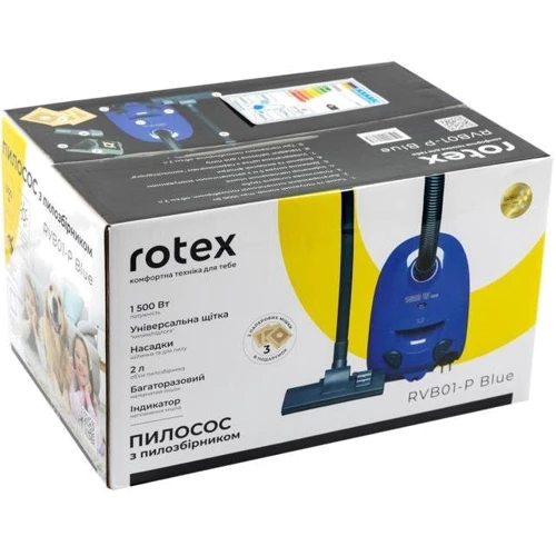 Пылесос Rotex RVB01-P Blue фото 6