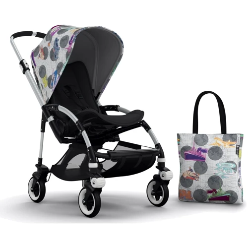 Візок Bugaboo BEE 3 Andy Warhol Dark Grey