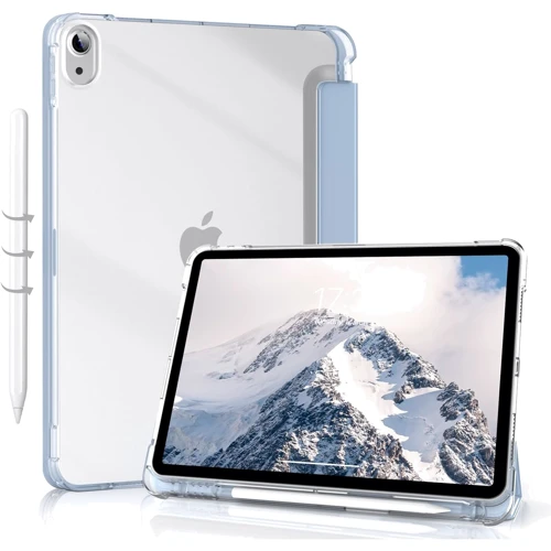 Аксессуар для iPad BeCover Case Book Soft Edge with Pencil mount Light Blue for iPad Air (2020-2025) (711429)