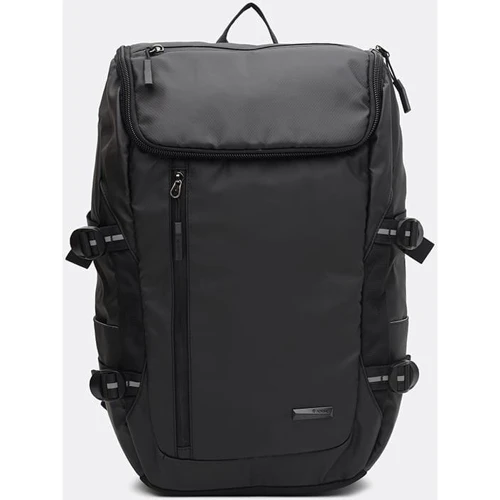 Мужской рюкзак Aoking черный (C1SN77711-black): Фактура Тканая, Матовая