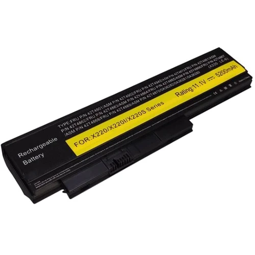 Батарея для ноутбука Lenovo 42T4879 ThinkPad X220 Tablet 11.1V Black 5200mAh OEM (918880)