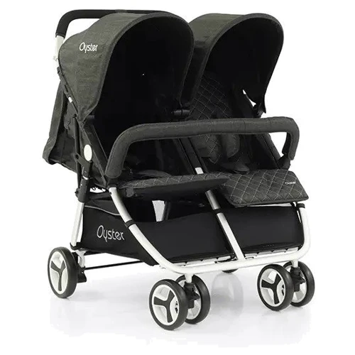 Прогулочная коляска для двойни Babystyle Oyster Twin Pepper: Количество блоков 1