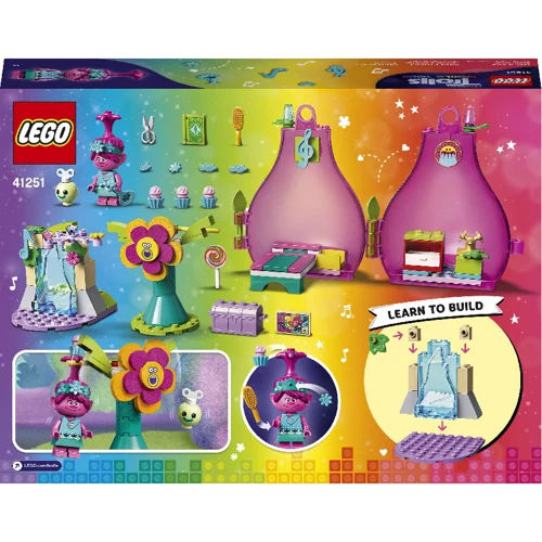 LEGO Trolls Будиночок-бутон Трояндочки (41251): Кількість деталей, шт. 103