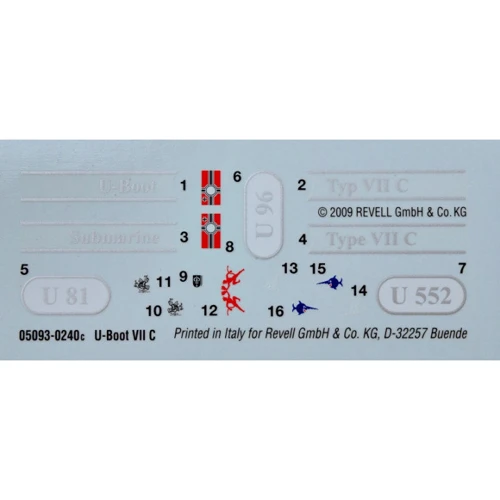 Подводная лодка U-Boot Typ VIIC, U-Boot Typ VIIC(RV05093) фото 5