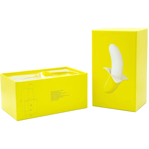 Вибратор BMS Factory Banana Bliss Mini Silicone Vibrator