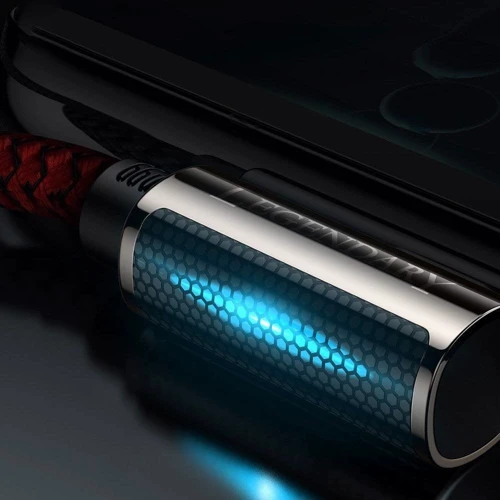 Кабель Baseus USB Cable to USB-C Legend Elbow 66W 1m Red (CACS000409) фото 10