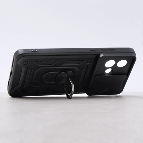 Чохол для телефона BeCover Military Black для Motorola Moto G84 (710675): Матеріал TPU (термополиуретан) и пластик