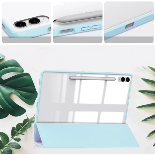 Аксесуар для планшетних ПК BeCover Case Book Soft Edge з Pencil Mount Light Blue для Samsung X810 Galaxy Tab S9 Plus / S9 FE Plus SM-X610/SM-X616B (710407): Сумісність S9 FE Plus SM-X610/SM-X616B, X810 Galaxy Tab S9 Plus