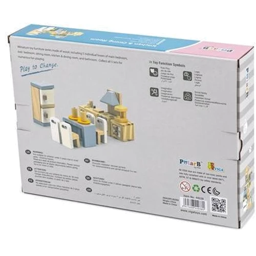 Деревянная мебель для кукол Viga Toys PolarB Кухня и столовая (44038) фото 4