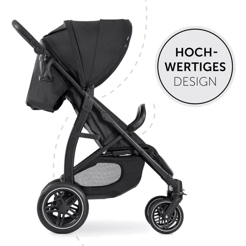 Коляска прогулочная Hauck Rapid 4D Black (14895-2): Материал колес резина