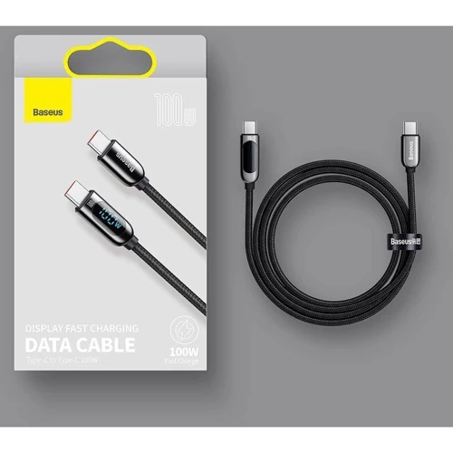 Кабель Baseus Cable USB-C to USB-C Display 100W 2m Black (CATSK-C01) фото 13