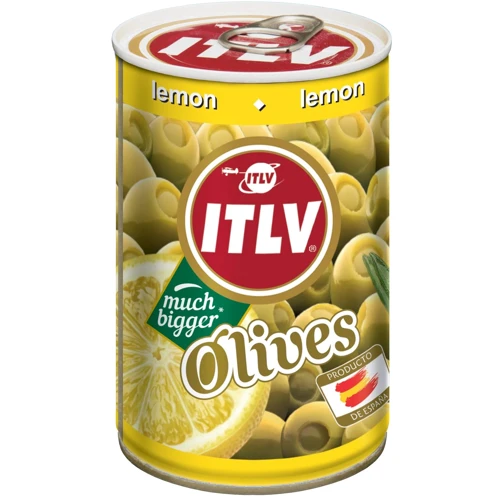 Оливки ITLV зеленые фаршированные лимоном 314 мл (8410179002798)