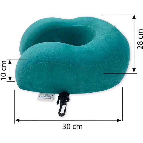 Подушка SoundSleep з піною мемори 31x32 см м'ятний (653590749417): Матеріал чохла поліестер