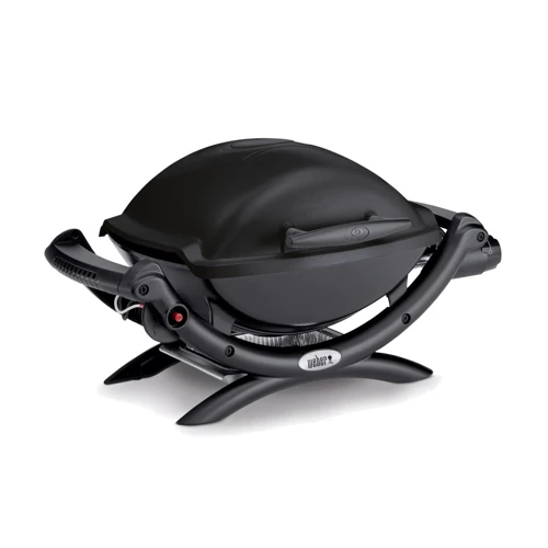 Портативный газовый гриль Weber Q 1000, черный 50010075: Размер 69x40x36 см