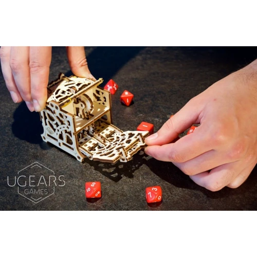 Механічний 3D пазл UGEARS "Сховище Дайс: девайс для настільних ігор" (70072) фото 5