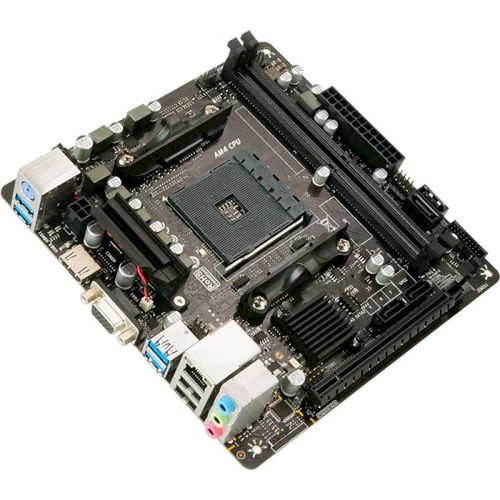 BIOSTAR X470NH: Роз'єми на платі SATA 3.0, M.2