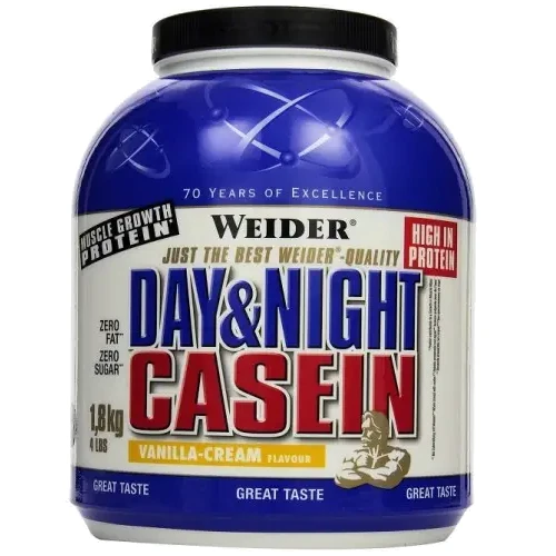 Протеин Weider Day & Night Casein 1800 g /60 servings/ Vanilla