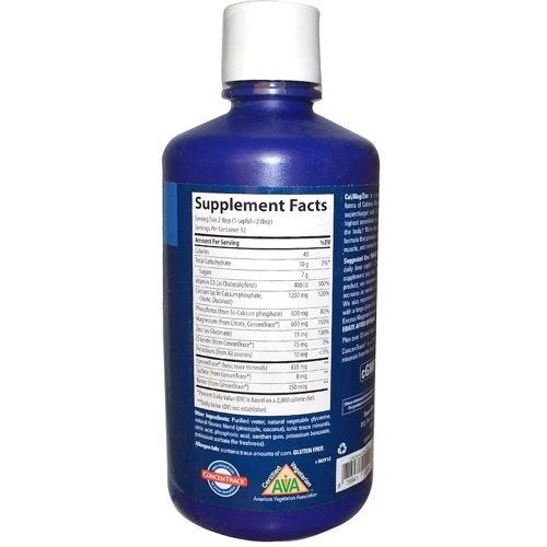 Trace Minerals Research, Cal/Mag/Zinc, Piña Colada, 32 fl oz (946 ml) (TMR-00044): Тип Мультиминералы