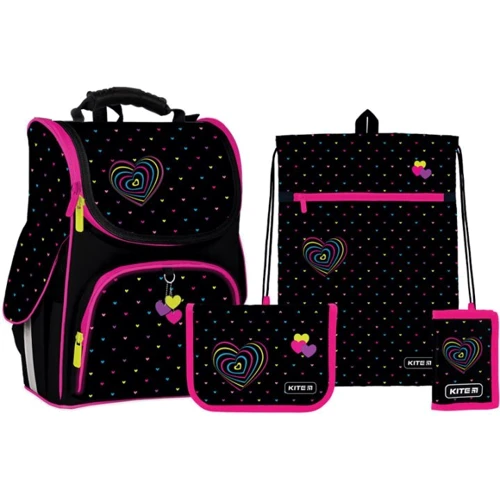 Шкільний набір Kite Hearts 501S (set_k22-501s-4 (led))