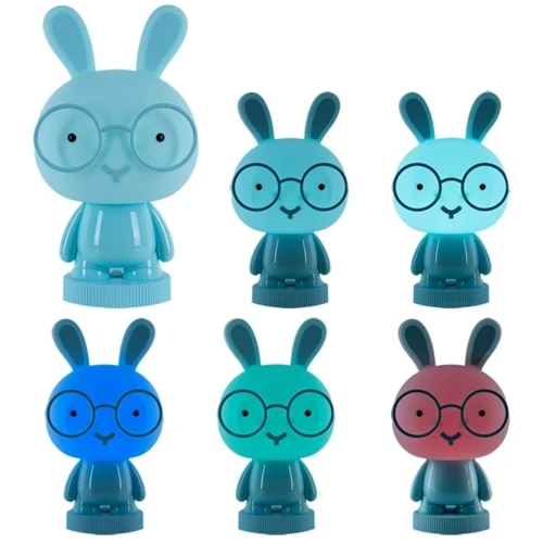 Светильник-ночник Kite LED с аккумулятором Bunny (K24-490-1-3): Режим подсветки Разноцветный