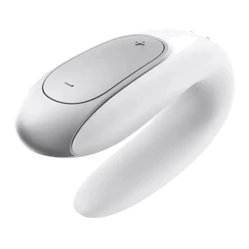 Вібратор для пар з пультом Satisfyer Double Fun (білий)