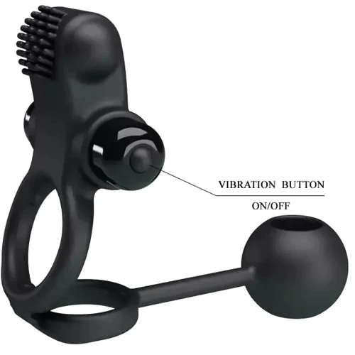 Эрекционное кольцо Pretty Love VIBRATION PENIS SLEEVE IV, BI-210211