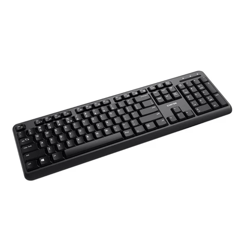 Клавиатура Canyon W20 Wireless Black (CNS-HKBW02-RU): Интерфейс подключения Wireless (радио интерфейс)