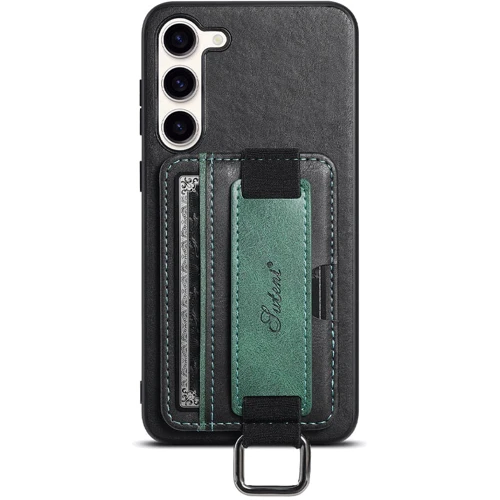 Чехол для телефонов Epik Leather Case Wallet and Straps Black for Samsung S926 Galaxy S24 Plus