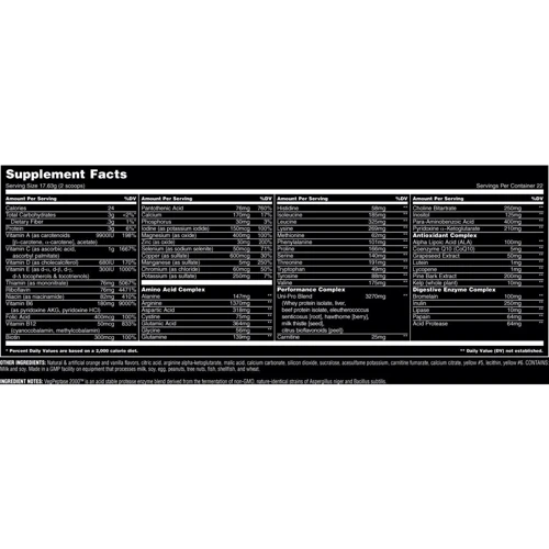 Universal Nutrition Animal Pak Powder 300 g /22 servings/ Orange: Пол Унисекс