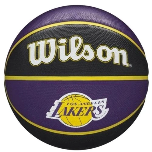 Мяч для игры Wilson NBA TEAM Tribute LA lakers баскетбольный size 7 (WTB1300XBLAL)