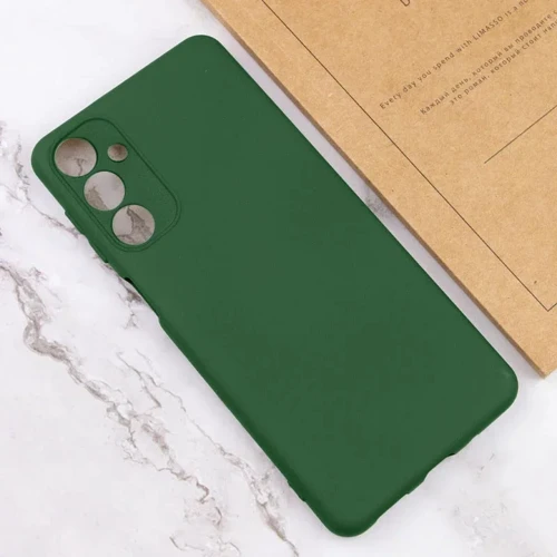 Чехол для телефонов TPU Case Getman Liquid Silk Full Camera Dark Green for Samsung A155 Galaxy A15 4G/A156 Galaxy A15 5G/M156 Galaxy M15 5G: Материал TPU (термополиуретан)
