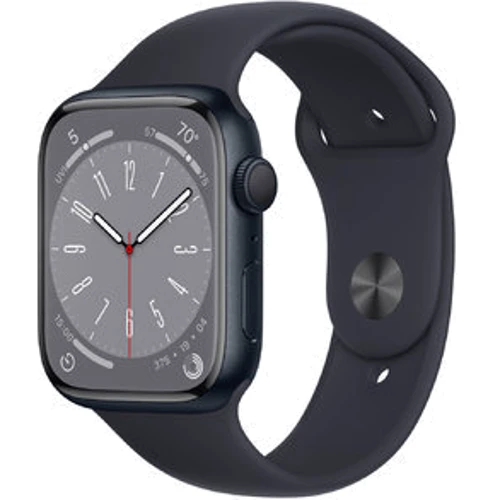 Apple Watch Series 8 45mm GPS Midnight Aluminum Case with Midnight Sport Band (MNP13) UA Approved