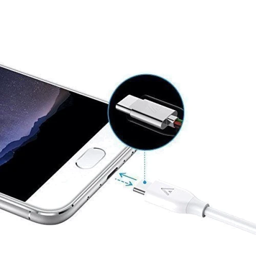 Кабель ANKER USB Cable to USB-C 3.0 Powerline V3 90cm White (A8163H21): Тип USB Cable - USB-C