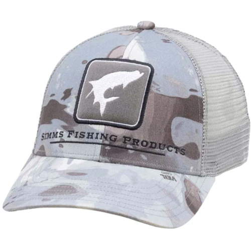 Кепка Simms Tarpon Icon Trucker Cloud Camo Grey (12224-069-00)