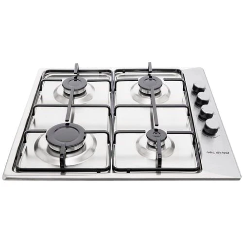 Варильна поверхня газова MILANO BH 622SG INOX: Розміри для вбудовування (ШxГ) 56х48.5 см