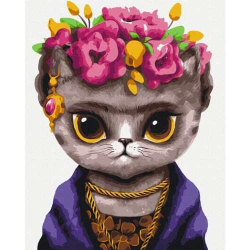 Картина за номерами Brushme Кішка Фріда ©Маріанна Пащук 40х50 см (BS53119)