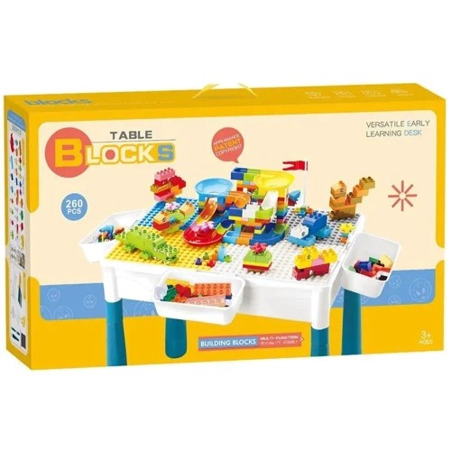 Столик с конструктором 260 деталей + стул (6787-121)