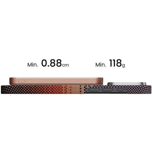 Внешний аккумулятор Pitaka Power Bank 5000mAh Aramid Fiber Magnetic 15W Black/Grey (PBQ2401) фото 7