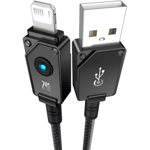 Кабель Baseus USB Cable to Lightning Unbreakable Series Fast Charging 2.4A 1m Black (P10355802111-00): Тип USB Cable - Lightning