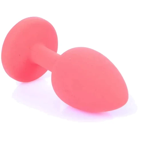 Анальная пробка Boss Series - Jewellery Red Silicon PLUG Medium Blue (BS6400084)