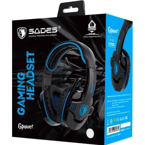Наушники Sades SA-708GT Black/Blue (sa708blj) фото 8