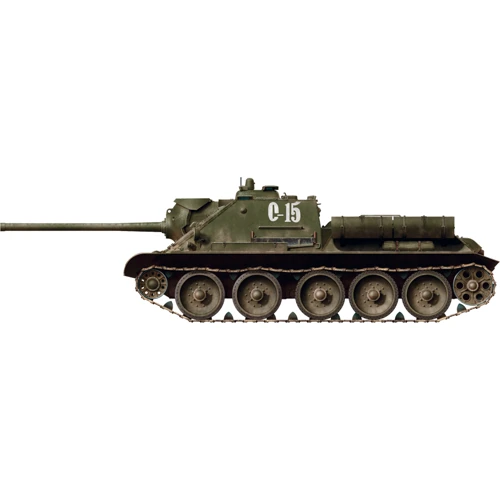 Сборная модель MiniArt Советская САУ СУ-85 образца 1944 г., ранних выпусков набор с полным интерьером (MA35204) фото 10