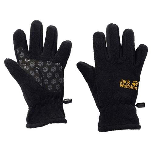 Детские перчатки Jack Wolfskin размер 140 черные (1901861-6000)