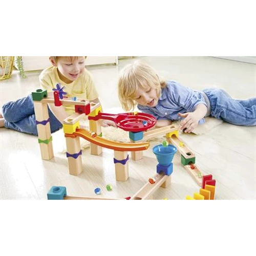 Конструктор-лабиринт Hape Marble Run Гоночная трасса 81 элементов (E1101) фото 9