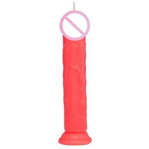 Свеча LOVE FLAME - Dildo Roma Red Fluor, CPS03-RED