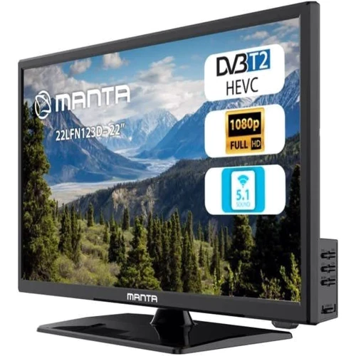 Телевизор Manta 22LFN123D: Тип LED-телевизоры