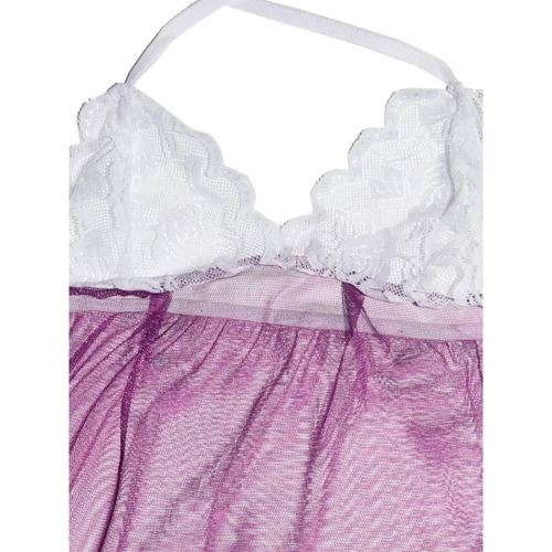 Пеньюар NDS 3029-4 One Size Purplek/White (8255)