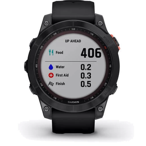 Смарт-часы Garmin Fenix 7 Solar Slate grey with black band (010-02540-11): Карты памяти нет