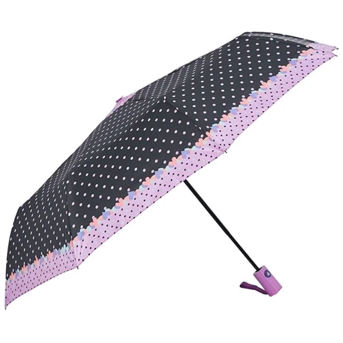 Зонт женский полуавтомат Monsen черный (C13261purple-black): Механизм Полуавтомат