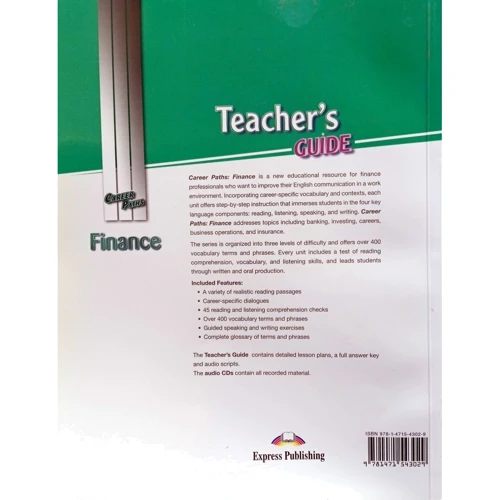 Career Paths: Finance: Teacher's Guide: Виробник Express Publishing